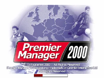 Premier Manager 2000 (EU) screen shot title